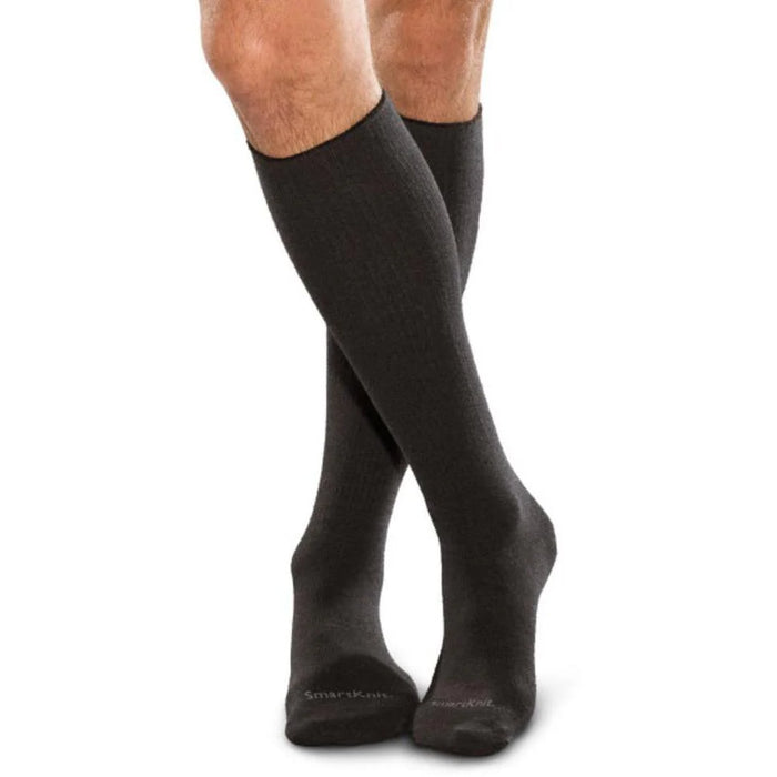 Chaussettes diabétiques sans coutures Therafirm SmartKnit CoolMax au-dessus du mollet (jusqu'au genou)