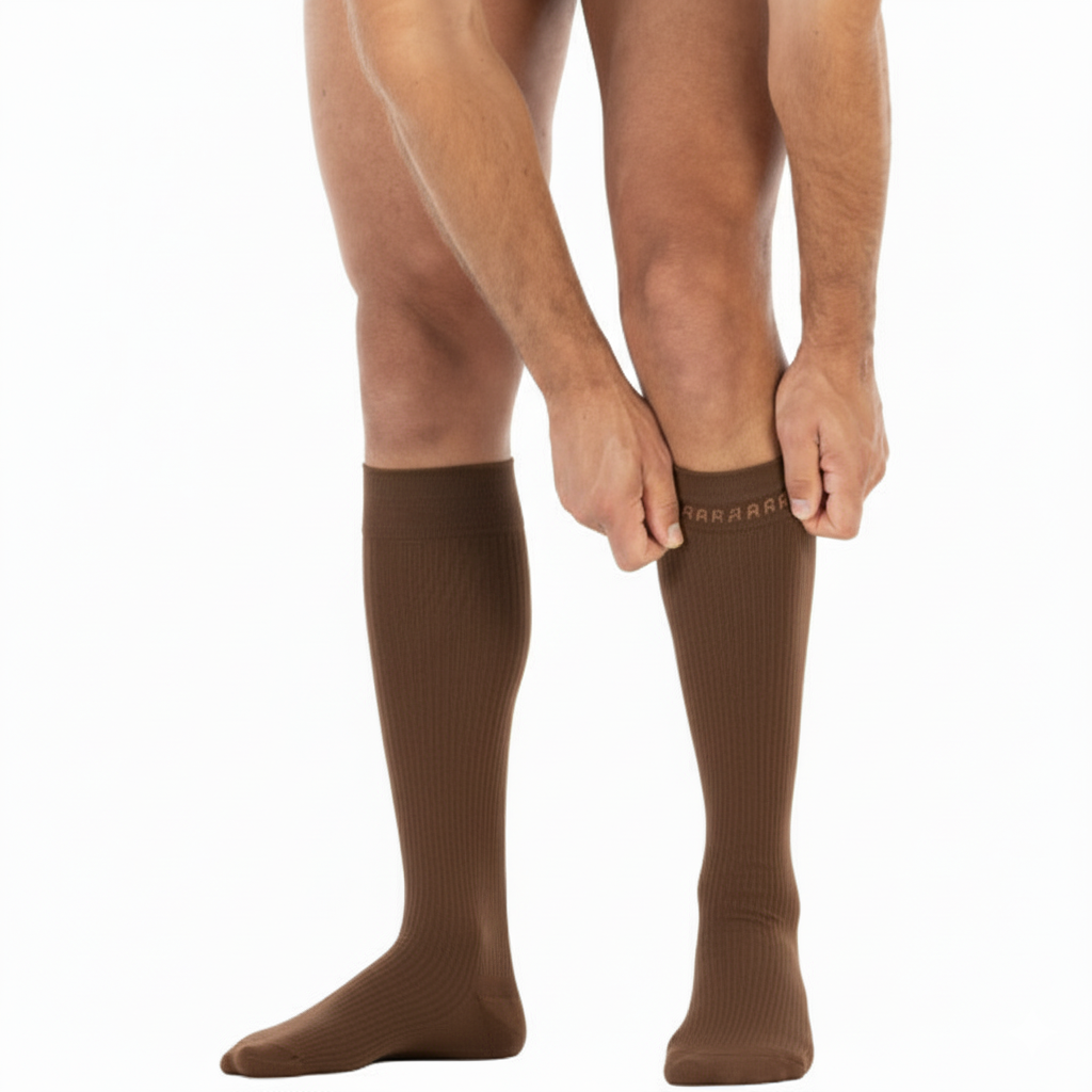 JOBST® forMen Knee High  Closed Toe SoftFit Band 30-40mmHg