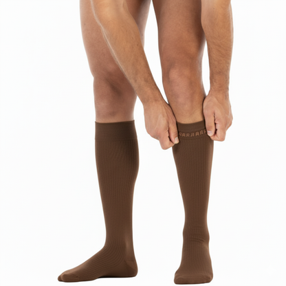 JOBST® forMen Knee High  Closed Toe SoftFit Band 30-40mmHg