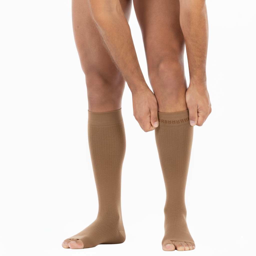 Jobst für Männer, mäßige Stützung, geschlossene Zehenpartie, 15–20 mmHg