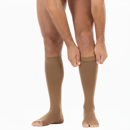 Jobst für Männer, mäßige Stützung, geschlossene Zehenpartie, 15–20 mmHg