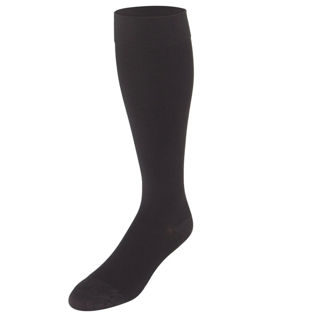 Charcoal knee-high sock on a white background in Truform from  compressionsale