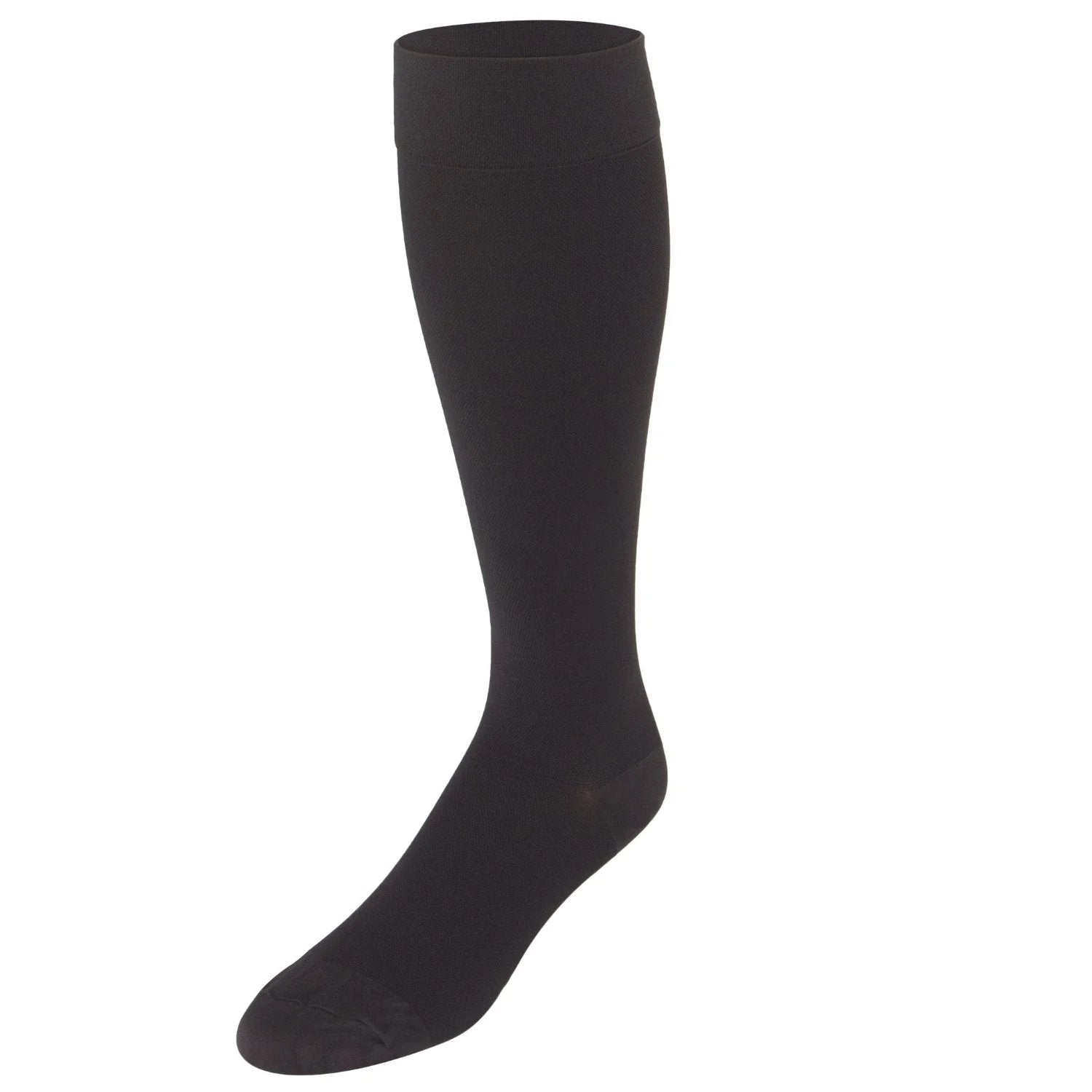 Charcoal knee-high sock on a white background in Truform from  compressionsale