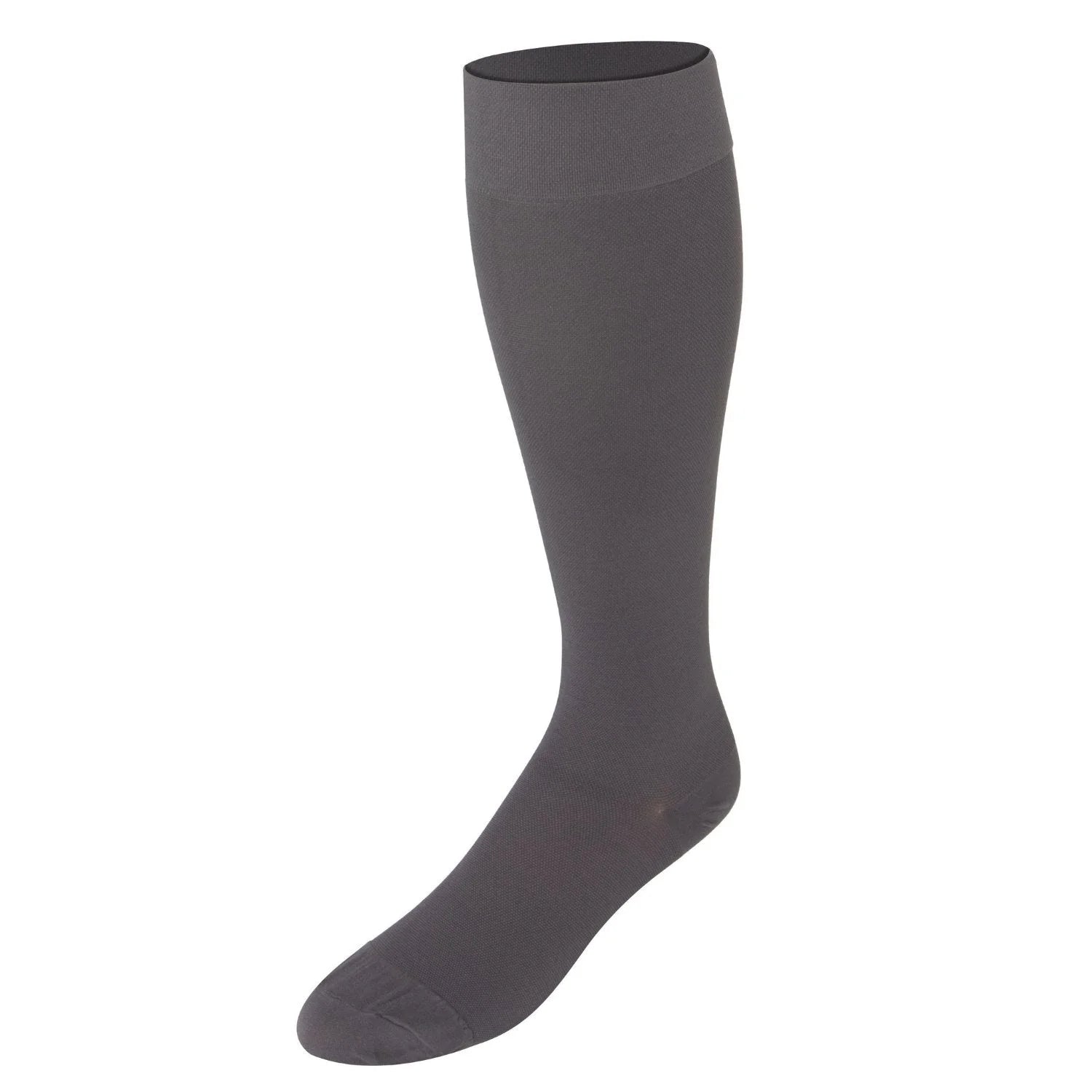 Dark gray knee-high sock on a white background in Truform from Compressionsale 