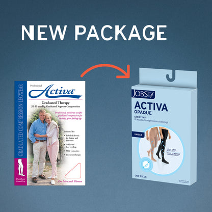 JOBST ACTIVA Opaque 15-20 mmHg Compression Socks Thigh High