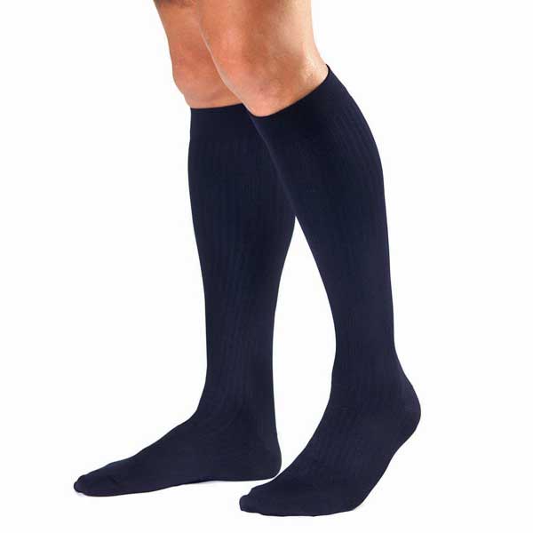 JOBST ACTIVA Men's Dress 8-15 mmHg Knee High Compression Socks | Clear ...