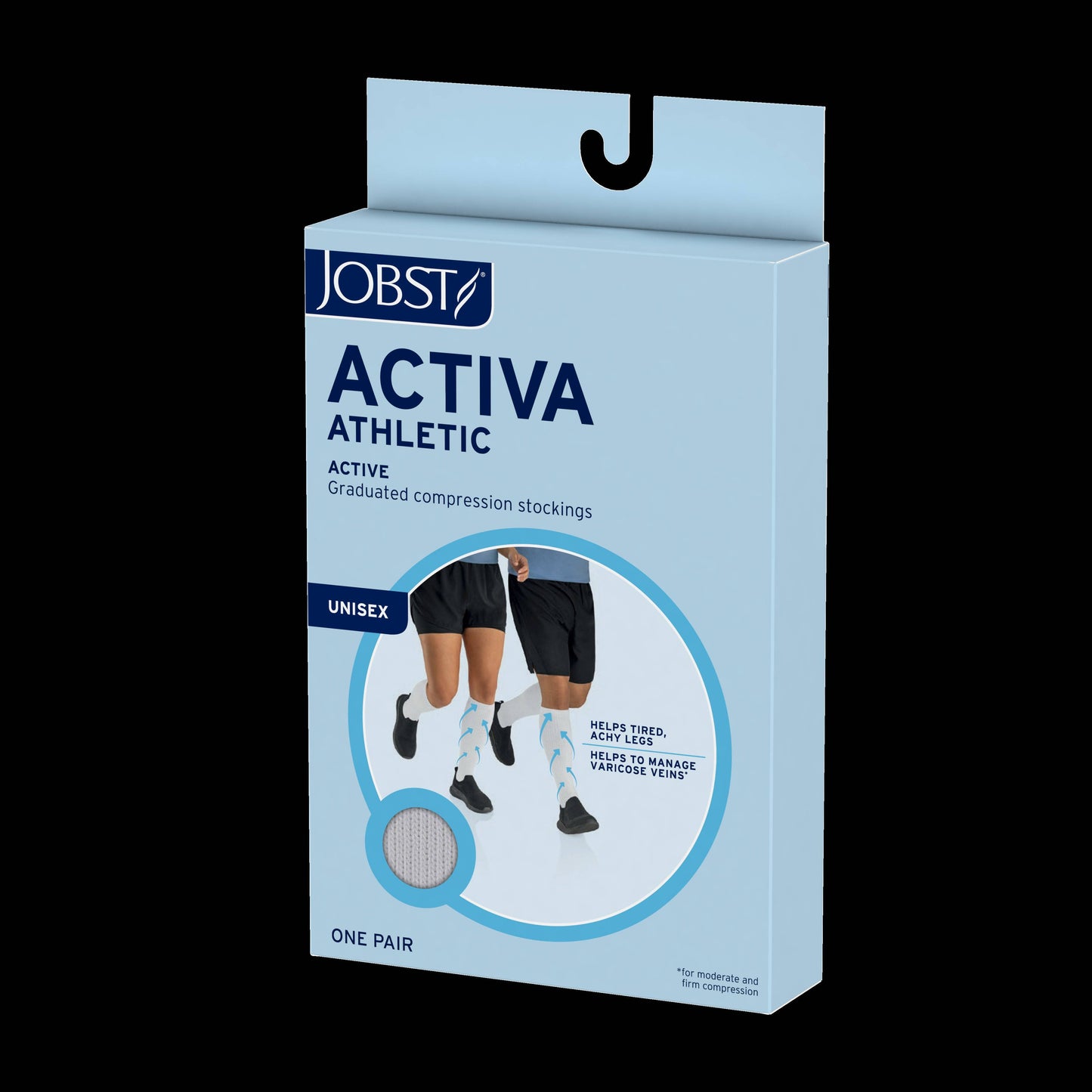 Jobst Knee Length Athletic Socks Unisex 8-15 mmHg | Clearance (Final Sale)