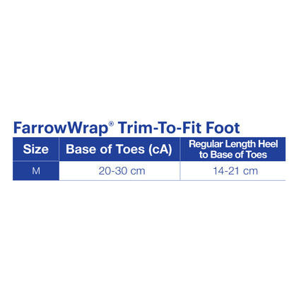 Jobst FarrowWrap Lite Trim-To-Fit Footpiece 20-30 mmHg