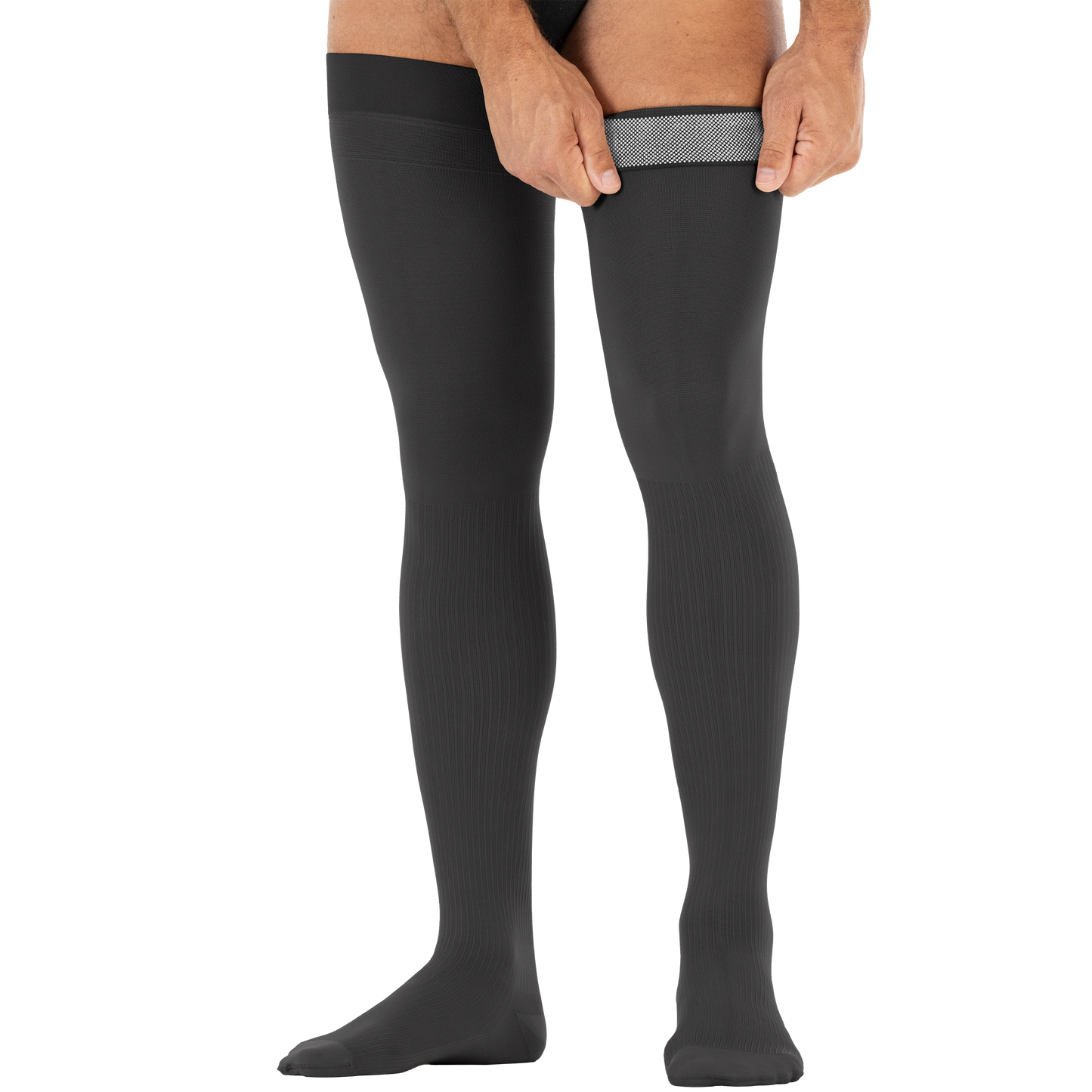 Jobst for Men Thigh High 30-40 mmHg w/ Dot Band