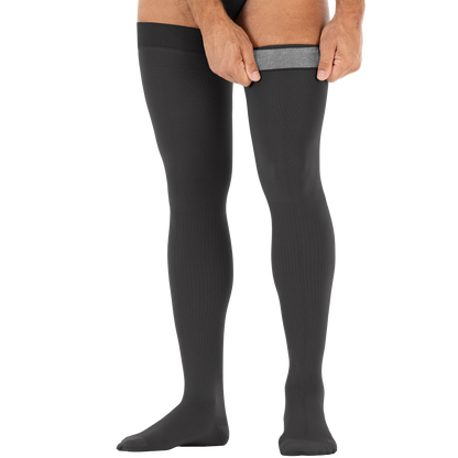 Jobst for Men Thigh High 30-40 mmHg w/ Dot Band