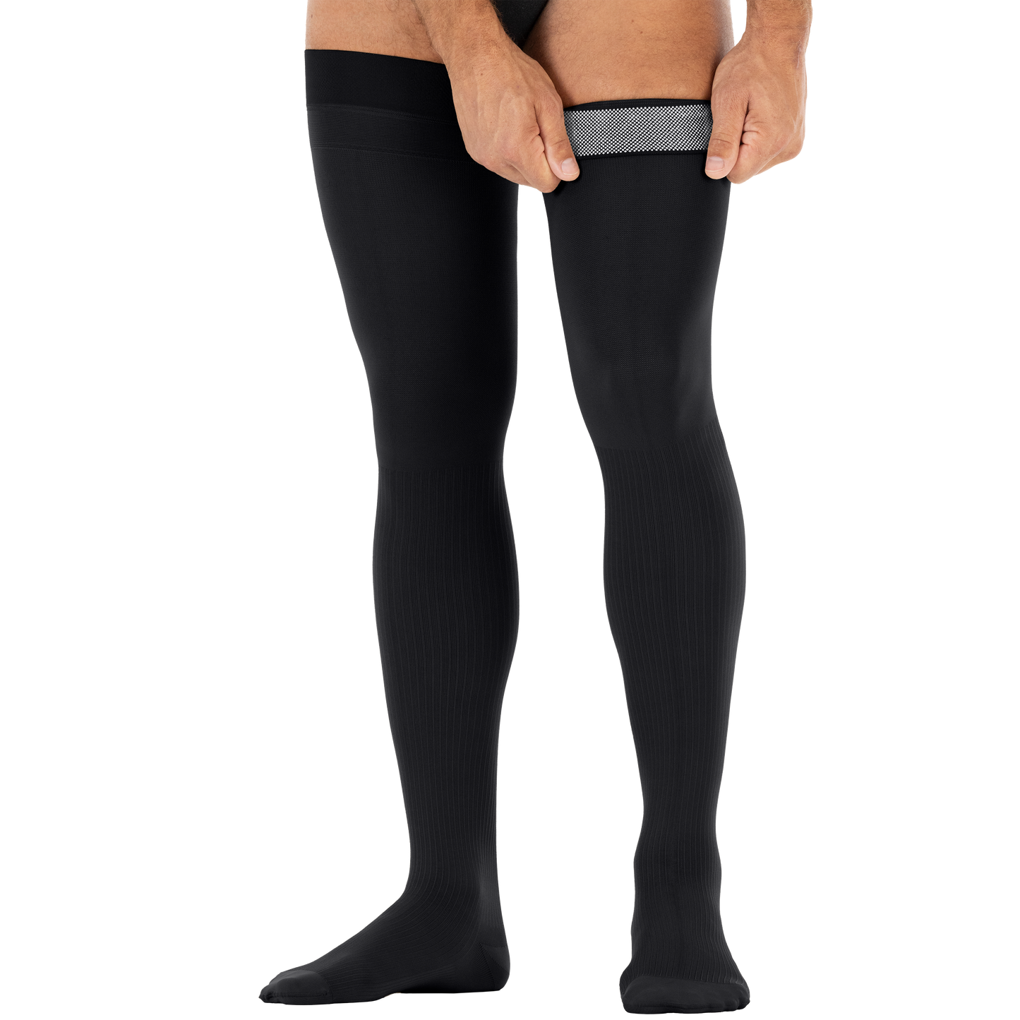 Jobst for Men Thigh High 15-20 mmHg w/ Dot Band
