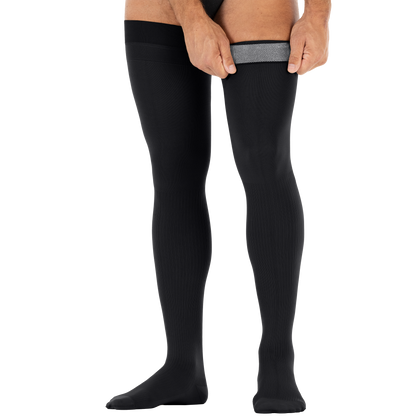 Jobst for Men Thigh High 15-20 mmHg w/ Dot Band