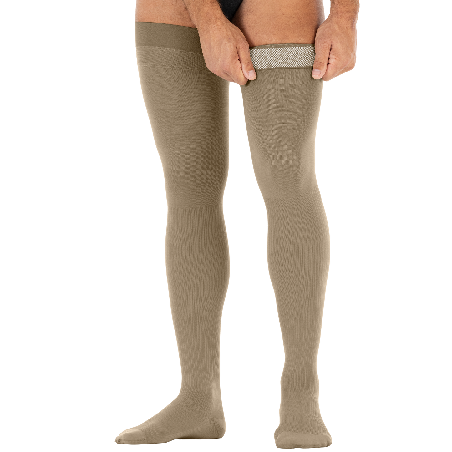 Jobst for Men Thigh High 30-40 mmHg w/ Dot Band