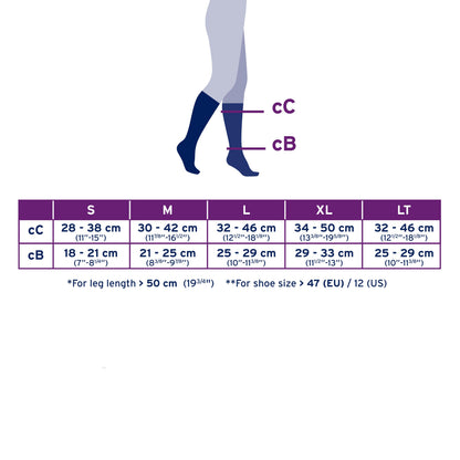 Jobst Men's Open Toe Knee High Support Socks 20-30 mmHg | Clearance (Final Sale)