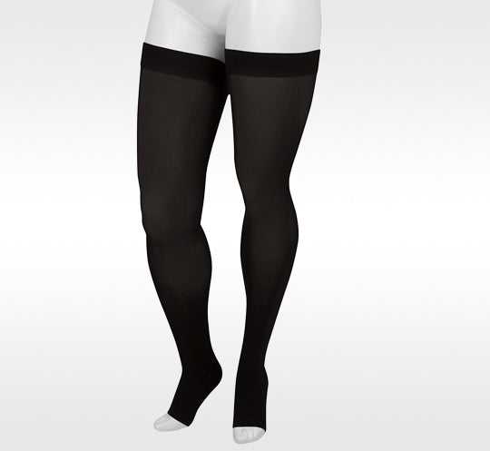Juzo basic Thigh High Open Toe 20-30 mmHg | Clearance (Final Sale)