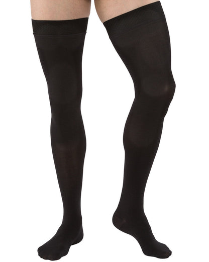Juzo Soft 2001 Thigh Highs w/ Beaded Silicone Top Band 20-30 mmHg | Clearance (Final Sale)