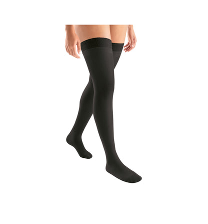 Jobst Activa Sheer 8-15 mmHg Compression Socks Thigh high W/Lace Band Closed Toe