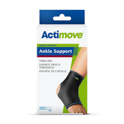 Actimove ankle support packaging on a white background