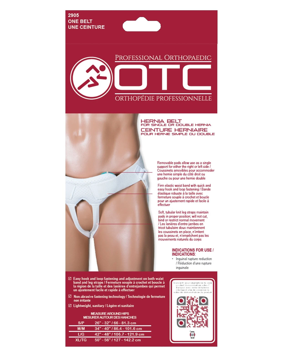 2905 / OTC HERNIA BELT FOR SINGLE OR DOUBLE HERNIA | Clearance (Final Sale)