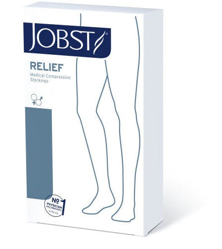 JOBST Relief Compression Stockings 15-20 mmHg Waist High, Open Toe