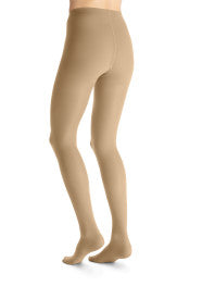 Beige tights on a white background