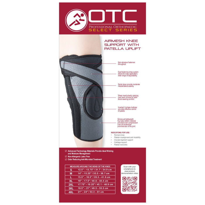 OTC KNEE SUPPORT W/ PAT UPLIFT-2550 - CLEARANCE