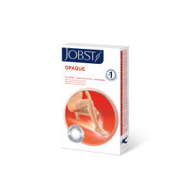 Jobst Opaque compression stocking packaging on a white background