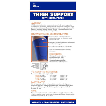 OTC Thigh Support Neoprene Oval Pad