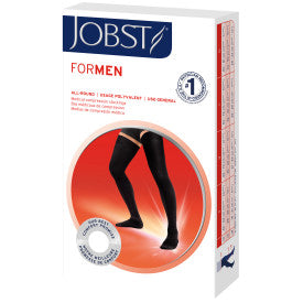 JOBST men's compression stocking packaging on a white background from Compressionsale.