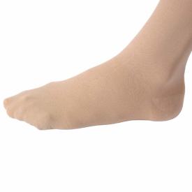 Beige sock on a white background