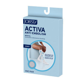 JOBST Activa medical compression stocking packaging on a white background