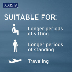 Jobst Activa Sheer Closed Toe Waist High 20-30 mmHg