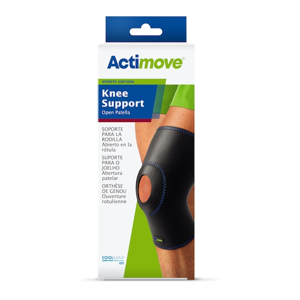 Actimove knee support packaging on a white background