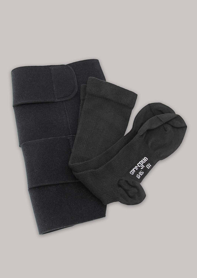 Therafirm Ease Adjust 30-50 mmHg Compression Below-Knee Wrap – what’s in the box