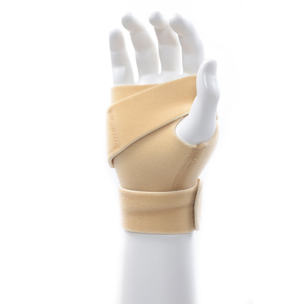Thuasne BiFlex Self-Adjust Hand Wrap (Gauntlet) 20-40 mmHg - shown on hand