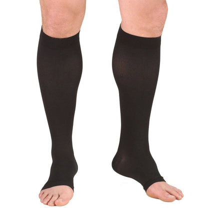 Second Skin Classic Medical Open Toe Knee High Support Stockings 15-20 mmHg