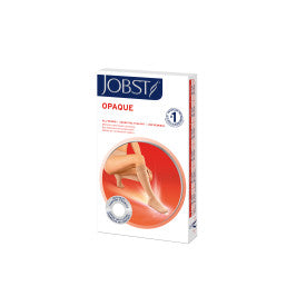 Jobst packaging for opaque compression stockings on a white background