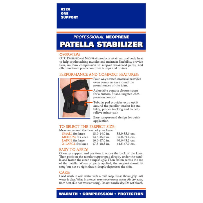 OTC PATELLAR STABILIZER NEOP - 0326- CLEARANCE