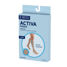 Jobst Activa Sheer Closed Toe Waist High 20-30 mmHg