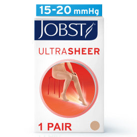 Jobst UltraSheer compression stocking packaging on a white background