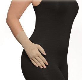 Black shapewear worn by a person from Compressionsale on a white background