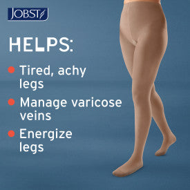 Jobst Activa Sheer Closed Toe Waist High 20-30 mmHg