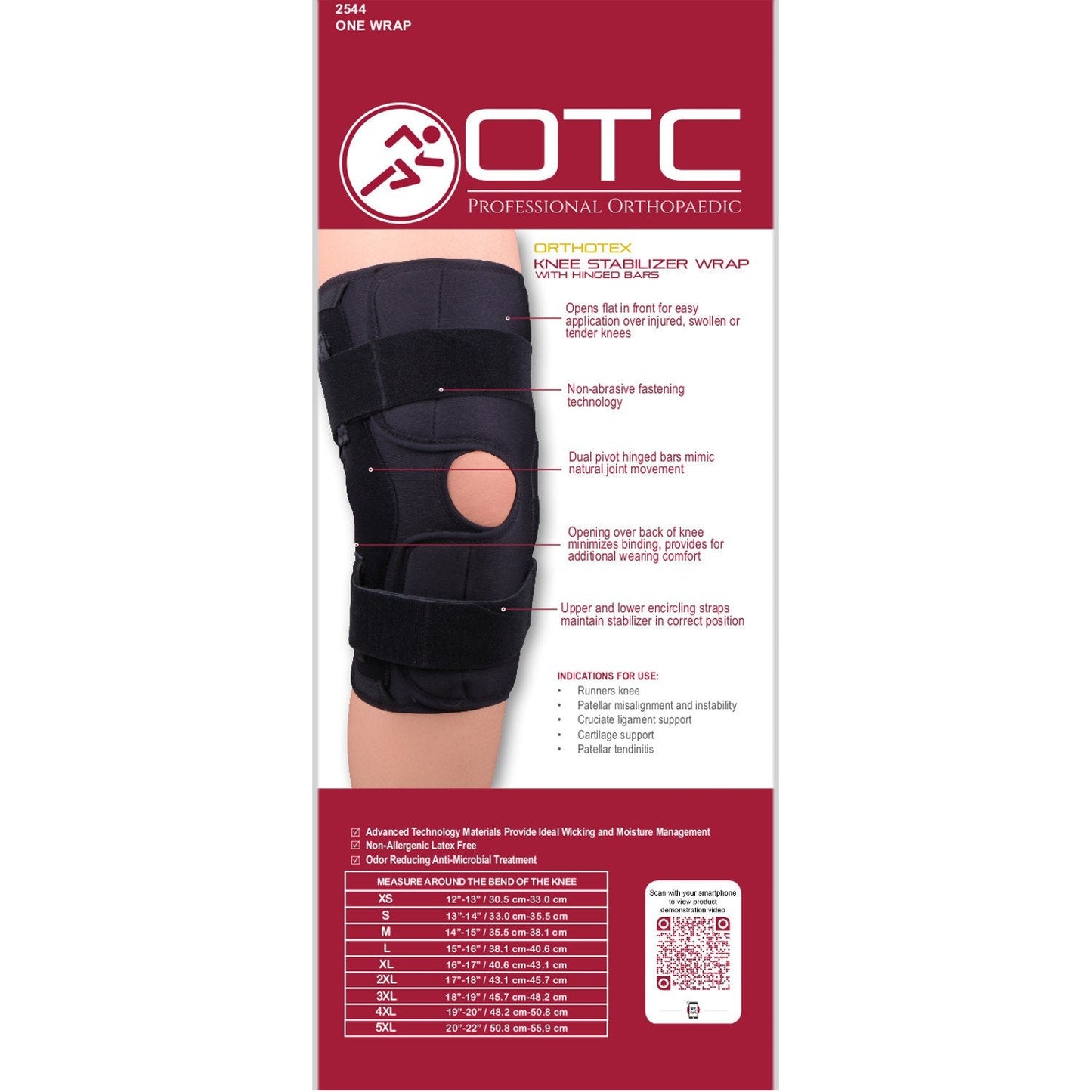 OTC Knee Wrap Orthopedic Hinged