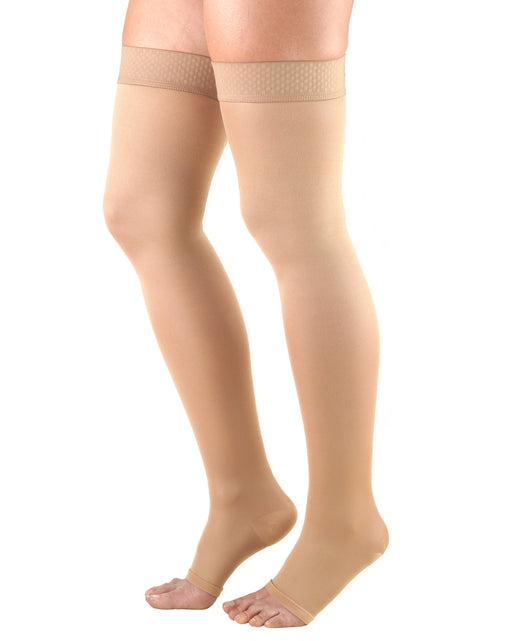 ReliefWear Women's Opaque Thigh High Open Toe 20-30