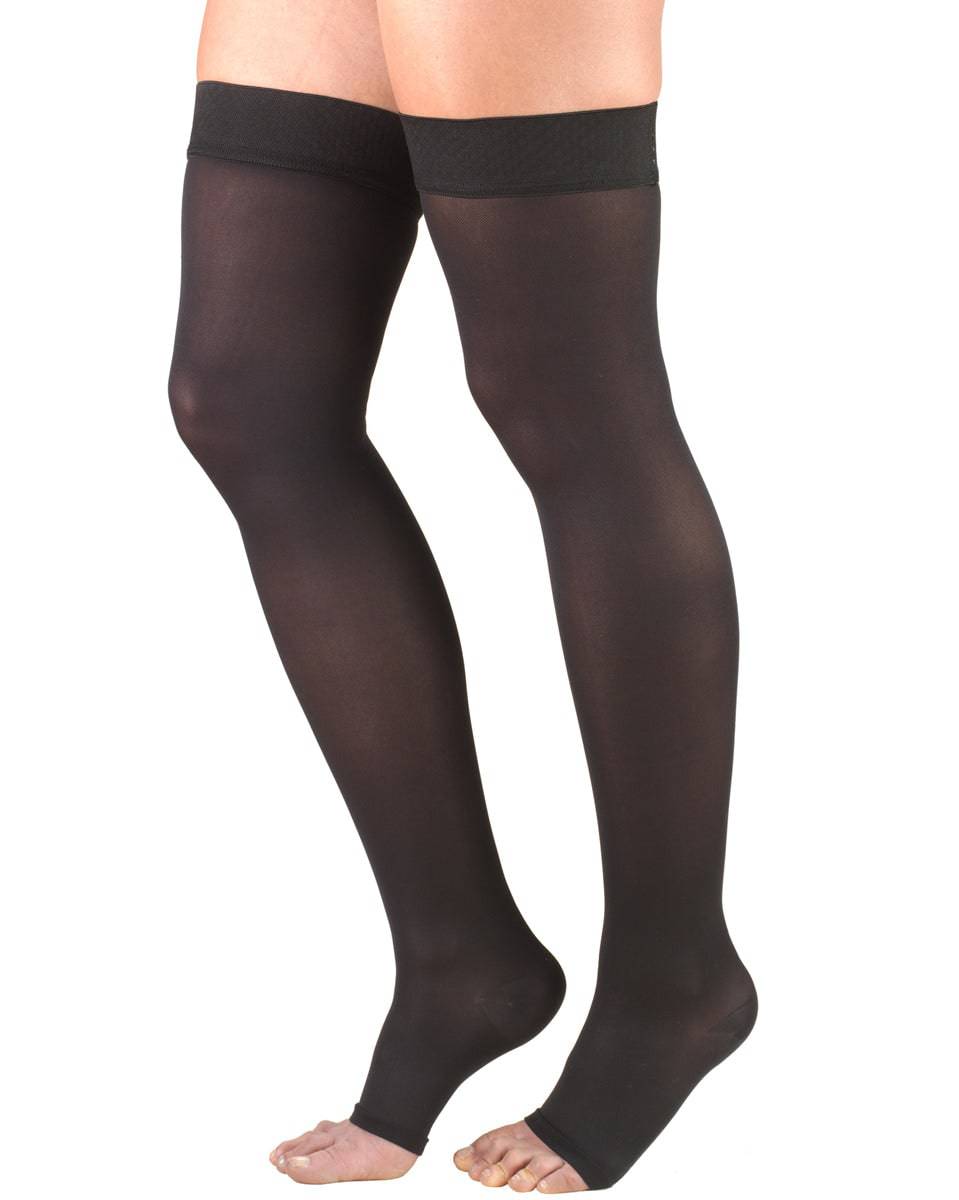 Cuissardes opaques à bout ouvert pour femmes TRUFORM 20-30