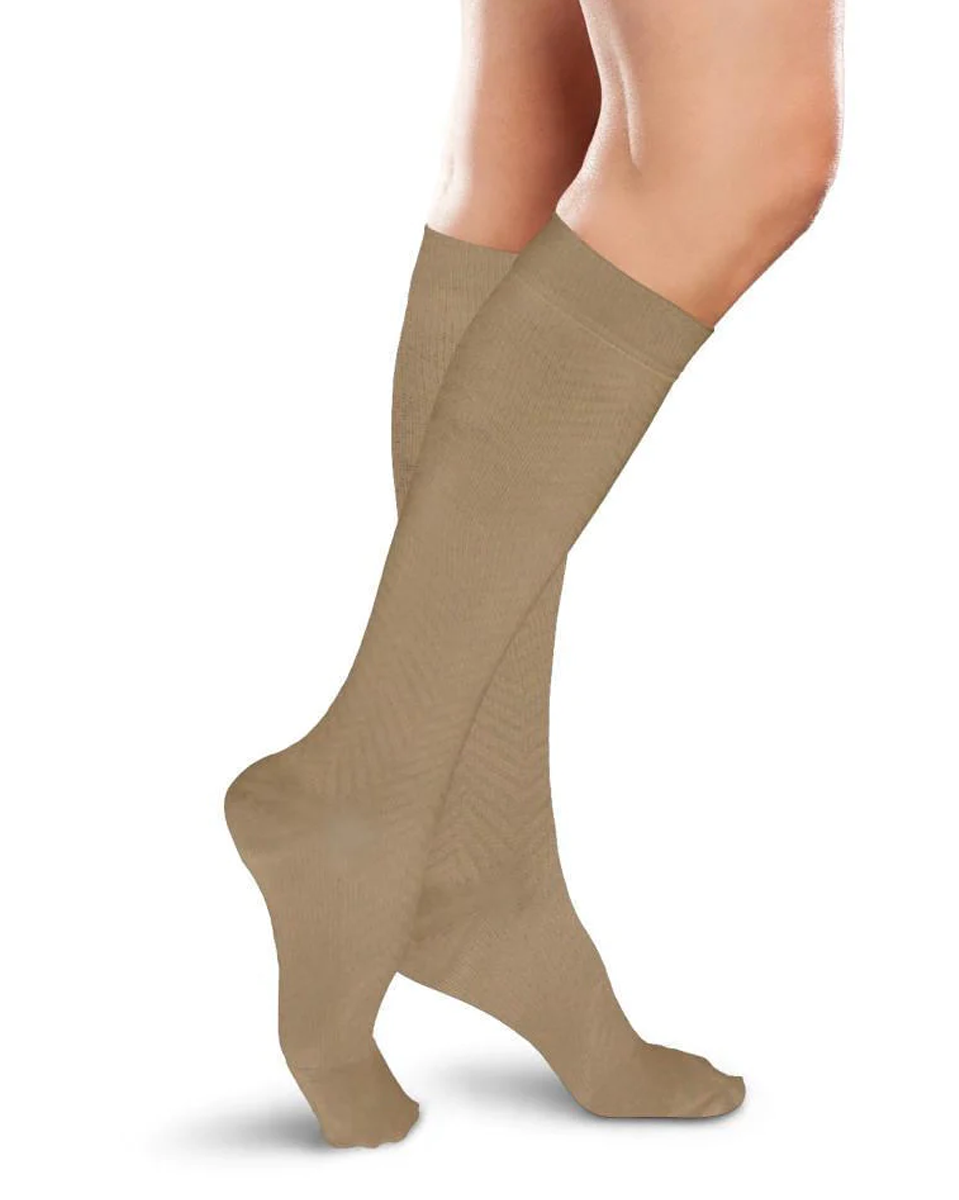 Therafirm Ease Chevron Women's Knee High 20-30 mmHg
