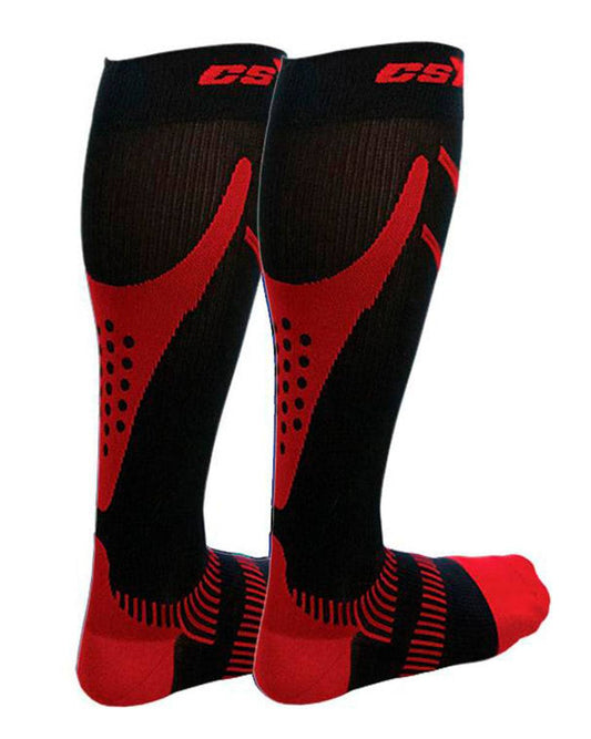 CSX Men's Advanced+ Firm Compression Ultra Run Socks 20-30 Compression | Clearance (Final Sale)