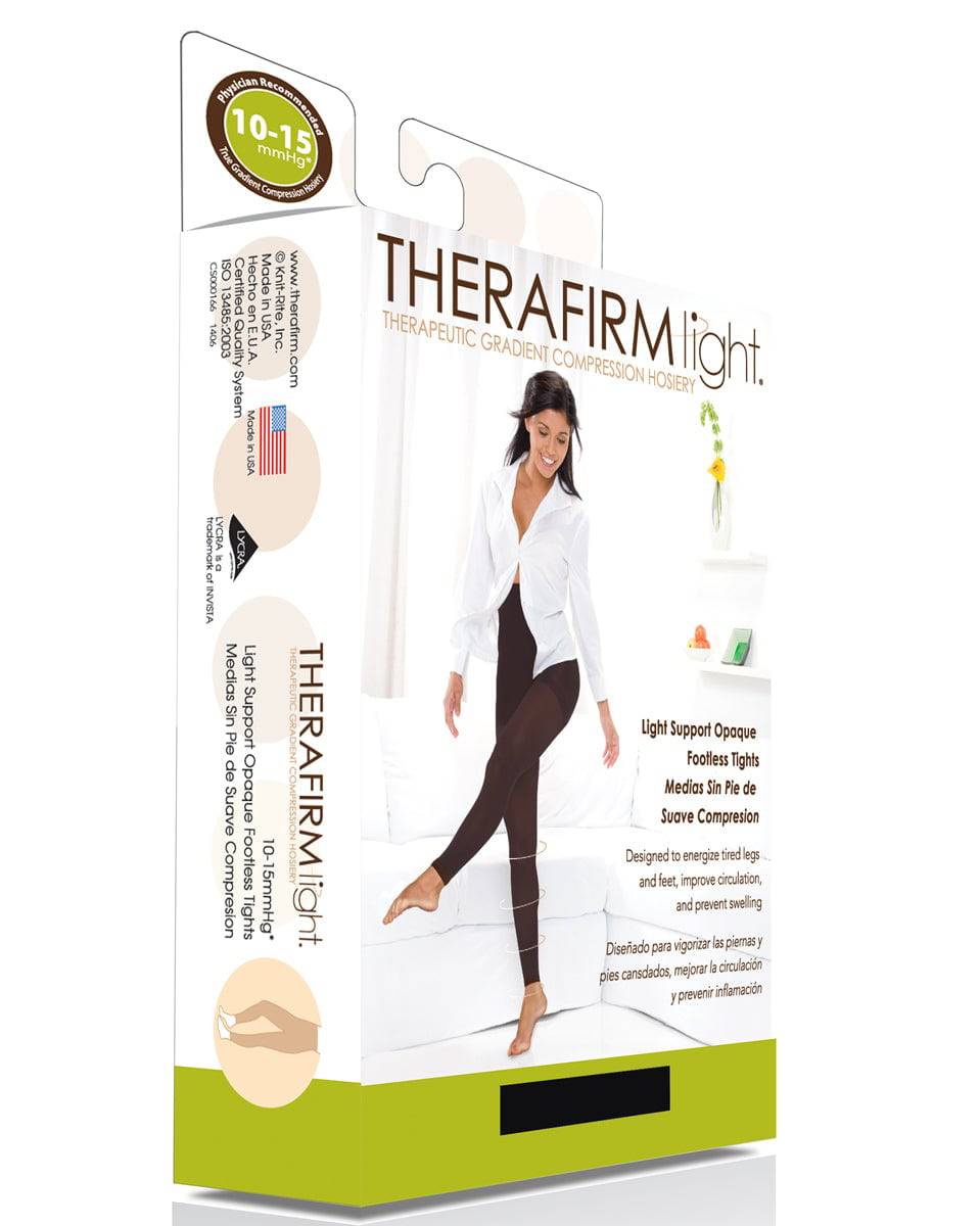 Therafirm Damen-Strumpfhose ohne Fuß, leichte Stützwirkung, 10–15 mmHg