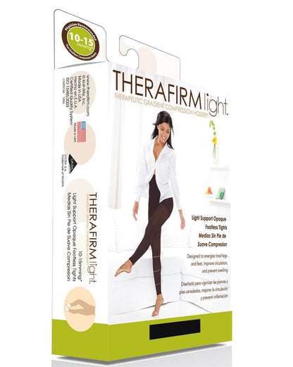 Therafirm Damen-Strumpfhose ohne Fuß, leichte Stützwirkung, 10–15 mmHg