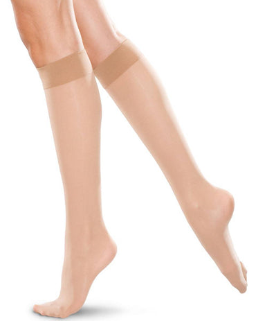 Therafirm Light Sheer Knee Highs 10-15mmHg